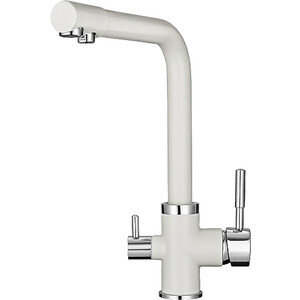 Смеситель для кухни Granula GR-2015 с фильтром питьевой воды, арктик