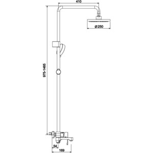 Душевая система Gappo G2402 хром (6959477692932)