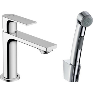 Смеситель для раковины Hansgrohe Rebris E с гигиеническим душем, хром (72216000)