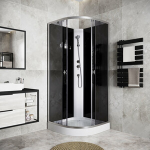 Душевая кабина Niagara Eco E90/13/TN/BK 90х90х200