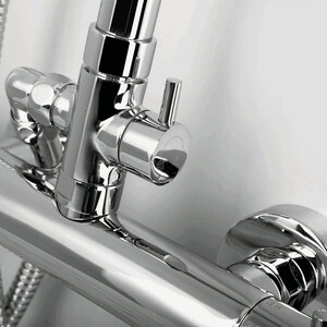 Душевая система Wasserkraft с термостатом, хром (A13302 Thermo)