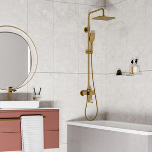 Душевая система Wasserkraft золото (A15501)