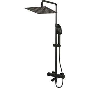 Душевая система Wasserkraft с термостатом, черный матовый (A29901 Thermo)