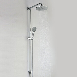 Душевой гарнитур Wasserkraft с верхним душем, хром (A066)