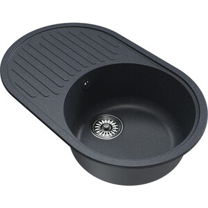 Кухонная мойка Mixline ML-GM16 NEW антрацит 343