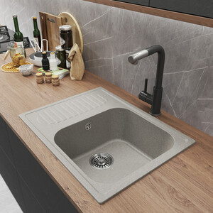 Кухонная мойка Mixline ML-GM18 NEW серая 310