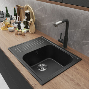 Кухонная мойка Mixline ML-GM18 NEW черная 308