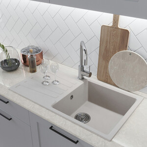 Кухонная мойка Mixline ML-GM20 NEW белая 331