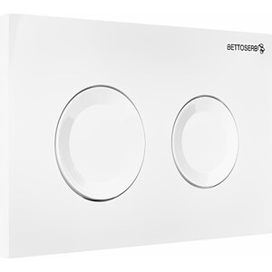 Инсталляция для унитаза Bettoserb Sava Fix Slim с клавишей смыва Cool белый глянец (312915)