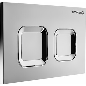 Инсталляция для унитаза Bettoserb Sava Fix Slim с клавишей смыва Smart хром глянец (312922)