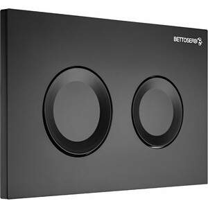 Инсталляция для унитаза Bettoserb Sava Fix Slim с клавишей смыва Cool черный матовый (312916)