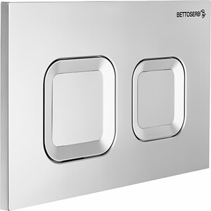 Инсталляция для унитаза Bettoserb Sava Fix Slim с клавишей смыва Smart хром матовый (312921)