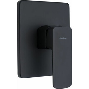 Смеситель для душа Allen Brau Infinity X1 с механизмом, черный матовый (5.21015-31)