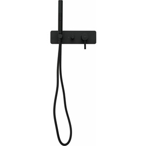 Смеситель для душа Allen Brau Priority с механизмом, черный матовый (5.31009-31)