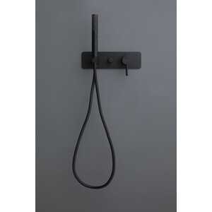 Смеситель для душа Allen Brau Priority с механизмом, черный матовый (5.31009-31)