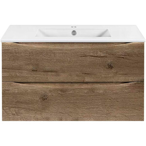 Тумба с раковиной Vincea Mia Slim 90х39 V.Oak (VMC-2MC900S1VO, VBS-13990S1)