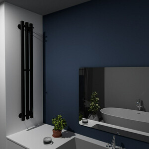 Полотенцесушитель электрический Маргроид Inaro 15x120 правый, черный матовый (Inaro3v-12012-1081-9005R)