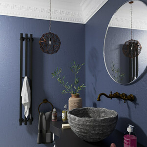 Полотенцесушитель электрический Маргроид Inaro 15x120 правый, черный матовый (Inaro3v-12012-1081-9005R)