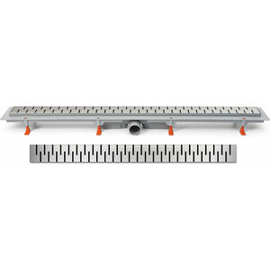 Душевой лоток Veconi Medium Satin 450 хром матовый (V450MS)