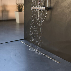 Душевой лоток Veconi Slim Line 500 хром матовый (V500SL)