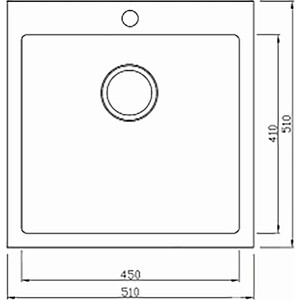 Кухонная мойка Seaman Eco Marino SMB-5151S-LG.A Light Gold