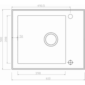 Кухонная мойка Seaman Eco Glass SMG-610B-Gun.B Gun Black