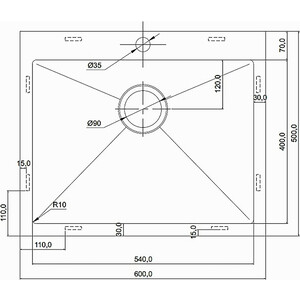 Кухонная мойка Seaman Eco Marino SMV-600.A Steel Satin