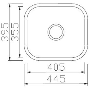 Кухонная мойка Seaman Eco Wien SWU-4439.A Steel Satin