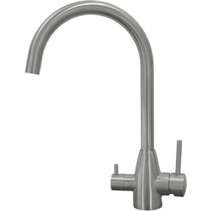 Смеситель для кухни Seaman Eco Koblenz с подключением фильтра, нержавеющая сталь (SSN-2135A-SS)
