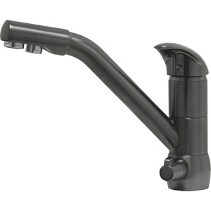 Смеситель для кухни Seaman Barcelone с подключением фильтра, светлая оружейная сталь (SSL-5361-GL)