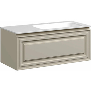 Мебель для ванной Sancos Very 100х45 правая, Beige Soft