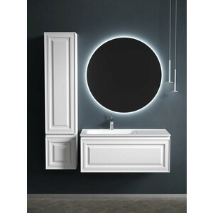 Тумба с раковиной Sancos Very 100х45 левая, Bianco (VR100LW, CN7014)