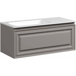 Тумба с раковиной Sancos Very 100х45 левая, Doha Soft (VR100LSM, CN7014)