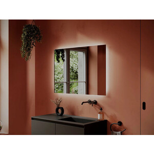 Зеркало Sancos Square 100х70 подсветка, сенсор (SQ1000)