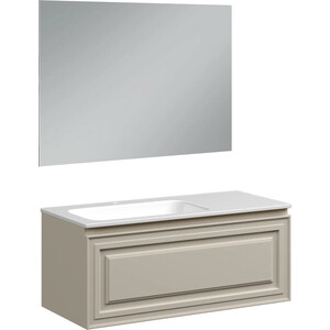 Мебель для ванной Sancos Very 100х45 левая, Beige Soft