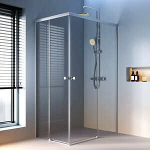 Душевой уголок Am.Pm X-Joy Square Slide 120х80 прозрачный, матовый хром (W94G-403-12080-MT)