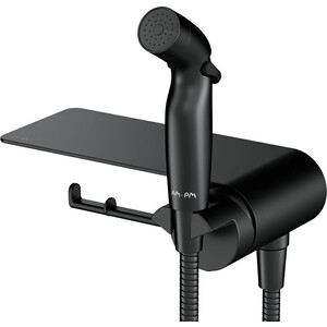 Смеситель для душа Am.Pm Func c гигиенической лейкой, черный (F0H8F922)