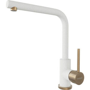 Смеситель для кухни TopZero Donald 07 BR белый/бронза