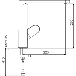 Смеситель для кухни TopZero Fuoco Gold Rose медь