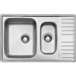 Кухонная мойка TopZero LNP790.500.15.GT8K нержавеющая сталь