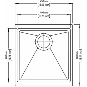 Кухонная мойка TopZero Marina Ice 07 белая
