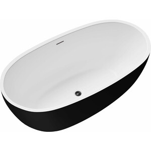 Акриловая ванна Grossman Classic 150х80 черная матовая (GR-2403MB)