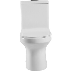 Унитаз-компакт безободковый Agger с сиденьем микролифт (AT04000)