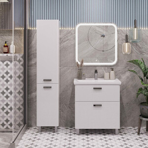 Зеркало Sanstar Varna 70х70 подсветка, сенсор, белое (319.1-2.4.1.)