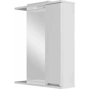 Зеркало-шкаф Sanstar Адель 60х70 с подсветкой, белый (174.1-2.4.1.)