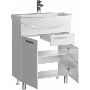 Тумба под раковину Sanstar Аура 70х30 белая (298.1-1.4.1.)