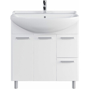 Тумба под раковину Sanstar Аура 80х30 белая (344.1-1.4.1.)