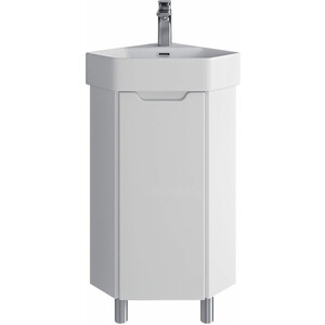Тумба под раковину Sanstar Лайн 35х35 угловая, белая (399.1-1.4.1.)