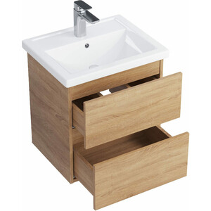Тумба с раковиной Sanstar Тоскана 50х40 дуб сонома светлый (389.1-1.4.1.КЕНИ)