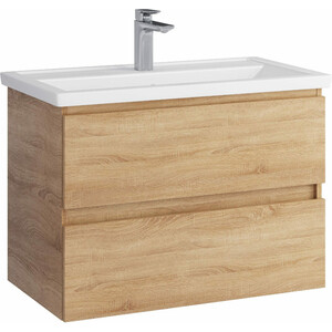 Тумба под раковину Sanstar Тоскана 80х45 дуб сонома светлый (395.1-1.4.1.)